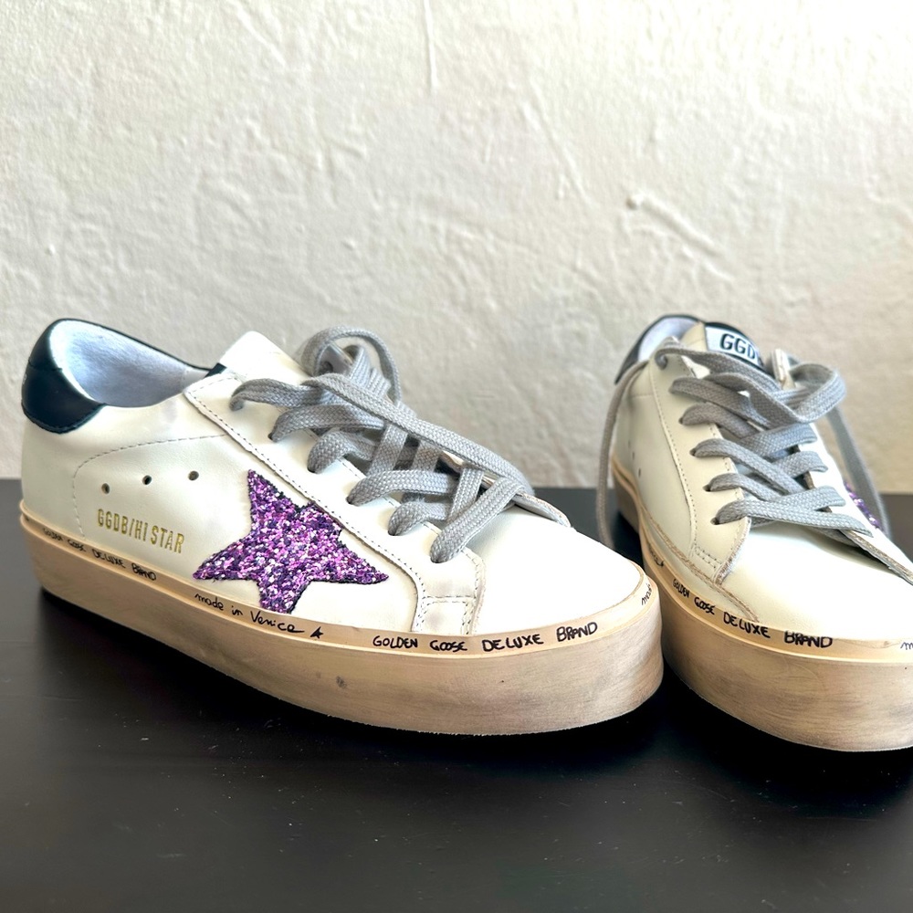 Golden Goose Deluxe Brand Hi-Star Sneakers 37/7 - NEW